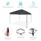 Best Choice Products 8x8ft Easy Setup Pop Up Canopy w/ 1-Button Setup, Wheeled Case, 4 Weight Bags